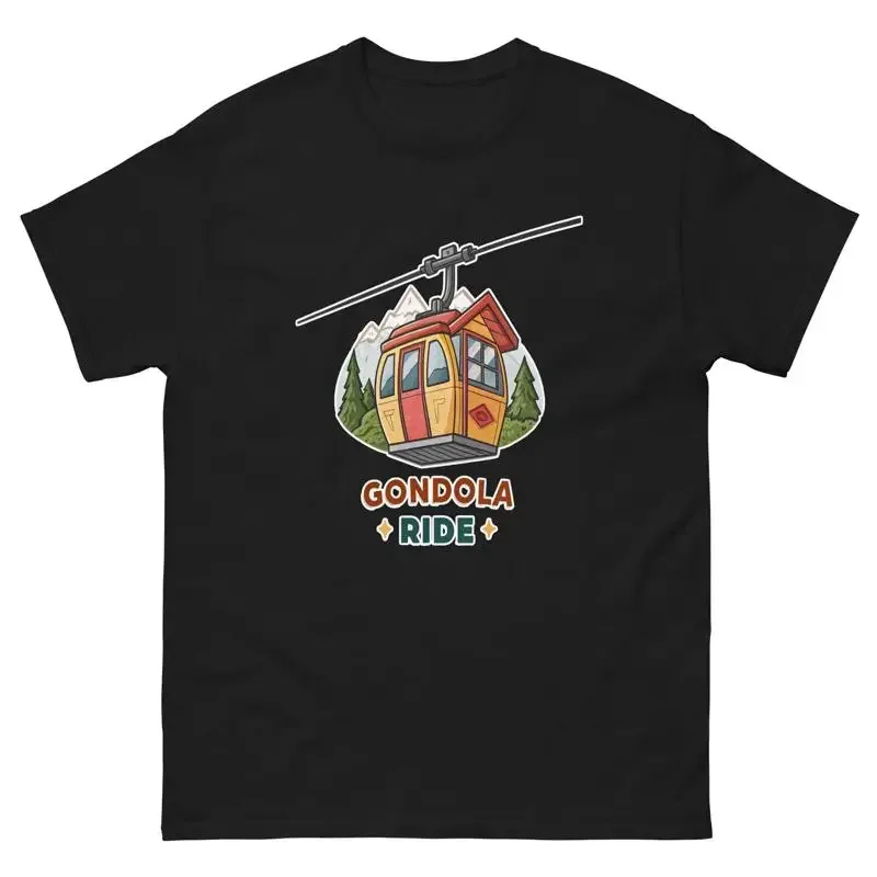 Gondola Ride Mountain Ski Resort Town T Shirt