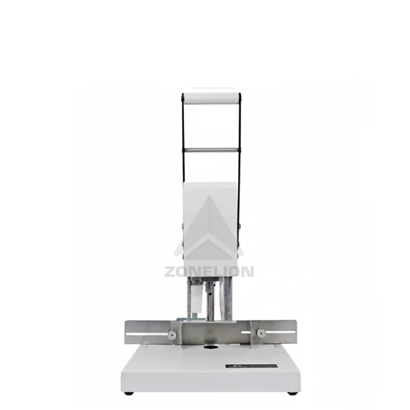 Single Hole Paper Drilling Machine Electric Hole Puncher With Adjustable Movable Table For Notebook Cards