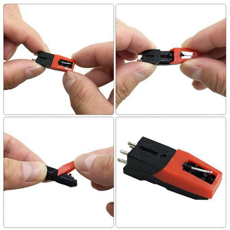 إبر قلم بديلة لمشغل الفونوغرام ، LP ، Crosley ، Ion ، jenson ، 1Byone ، 4