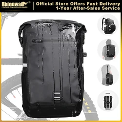 2023 New Bike Pannier Bag Waterproof 22L Large Capacity Bicycle Back Rear Tail Bag Trunk Cycling Shoulder Bag Bike Backpack