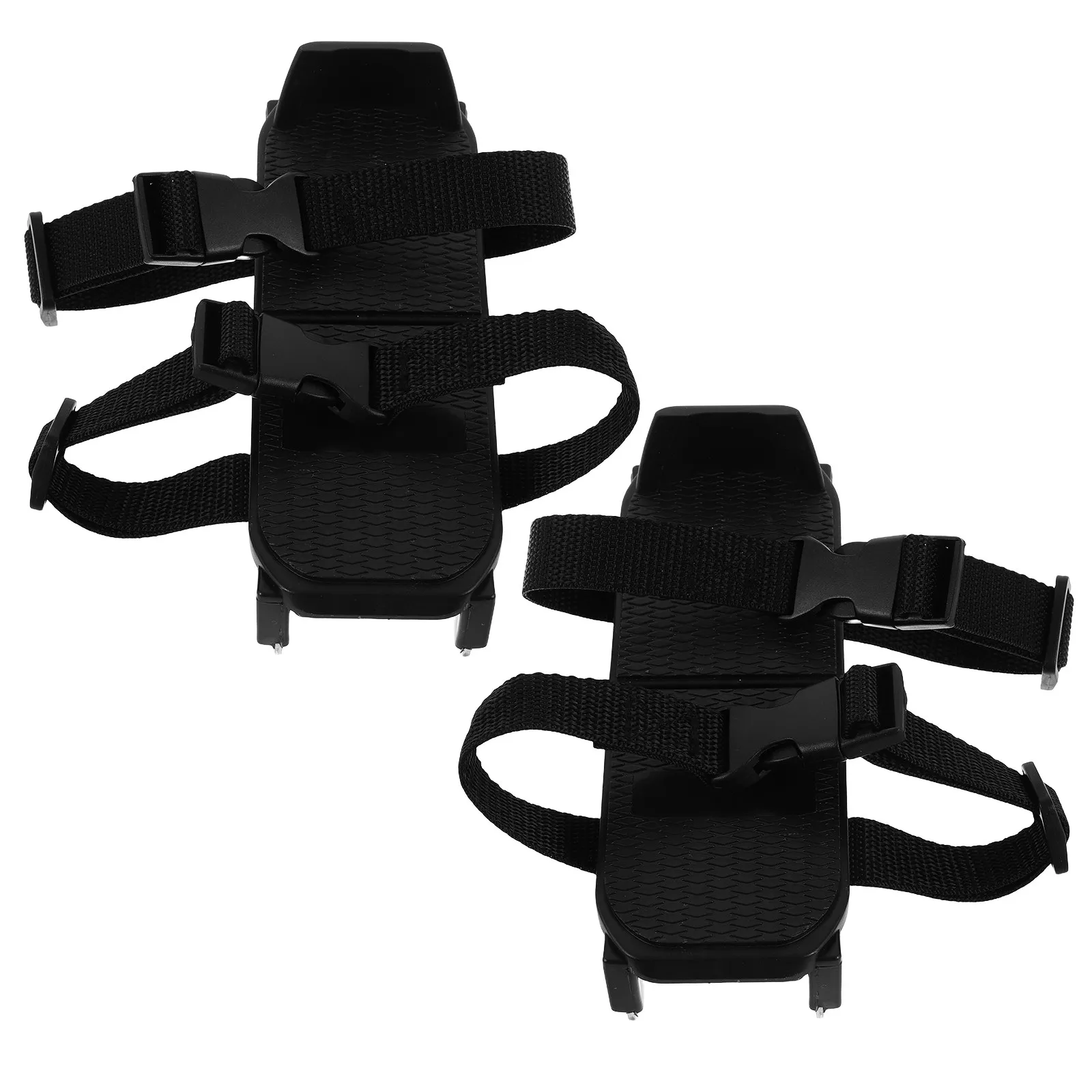 

Пара регулируемых коньков для начинающих с ремнями, устойчивые тренировочные коньки для катания на льду и снегу, для зимнего катания на улице