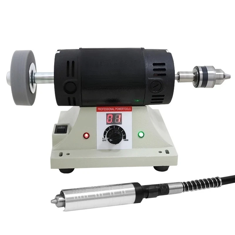 Multi-Function Bench Grinder Compact Electric Woodworking & Stone Cutting Grinder Carving & Polishing Machine Grinding Wheel Ele