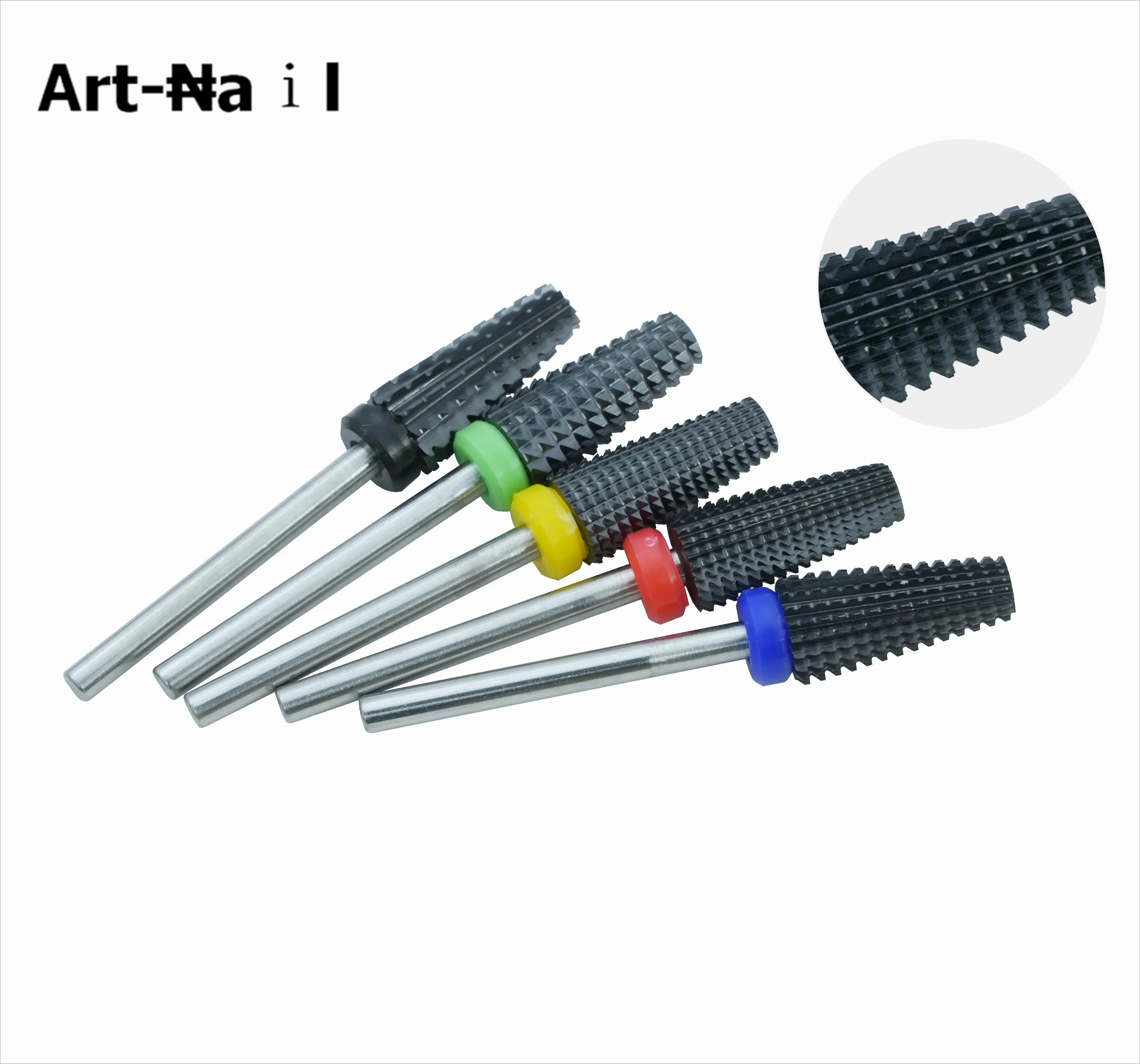 1PCS Ceramic Carbide Tungsten Nail Drill Bits For Electric Drill Manicure Pedicure Tools Nail Drill Machine Accessories