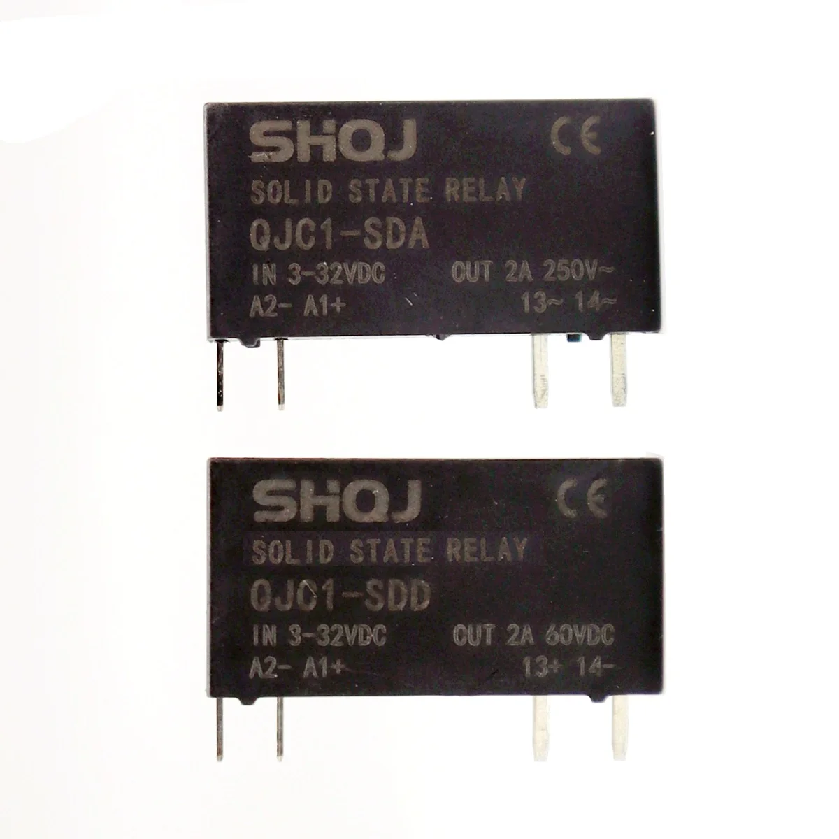 SHQJ SSR RELAY QJC1-SDD SDA IN 3-32VDC OUT 2A 60VDC 250VAC DC-DC DC-AC 2A SSR Wafer relay 100%-new-original