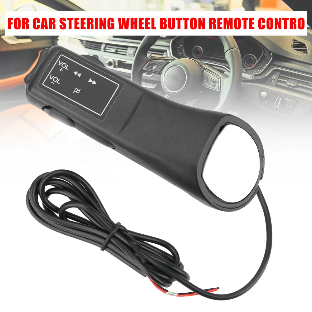 Steering Wheel Remote Control Buttons Car Steering Wheel Controller Universal Car-styling Music Wireless DVD Navigation