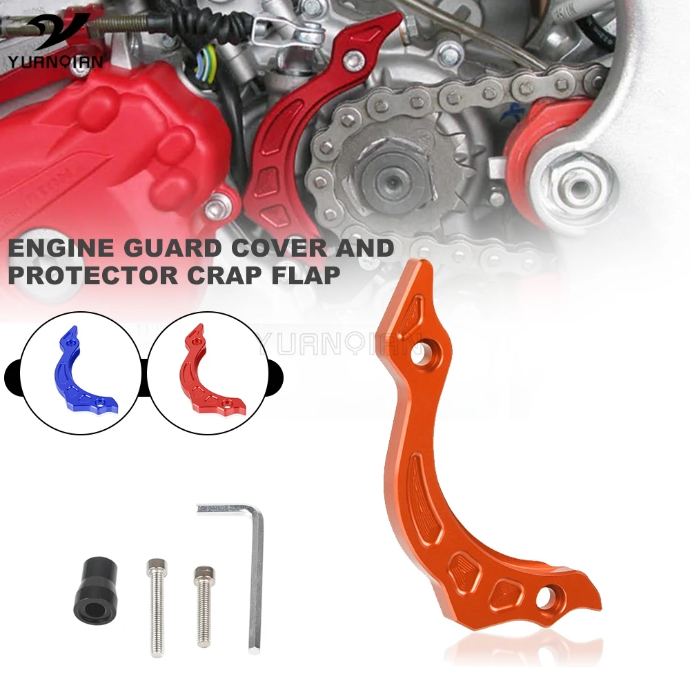 

For ZONGSHEN NC250cc BOSUER M2 M4 KEWS K16 KAYO K6 T6 CNC Aluminum Motorcycle Accessories Engine Guard Cover Protector Crap Flap