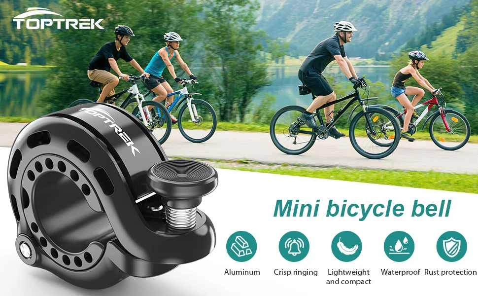 NEUE Fahrrad Glocke Ring Edelstahl MTB Radfahren Horn Fahrrad Glocke Lenker Knackigen Sound Horn Für Fahrrad Sicherheit Fahrrad Zubehör 2024 – Detail 1