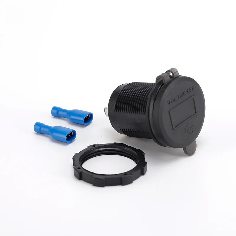 12-24V Modified USB Car Charger PD QC3.0, With Switch for Car Motorcycle Boat Phone Charging