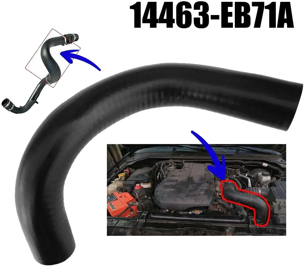 OE 14463-EB71A 14463-EC01A Intercooler Turbo Hose Suitable for Nissan NP300 Navara Pathfinder 2.5Dci Pickup Frontier II D40 YD25