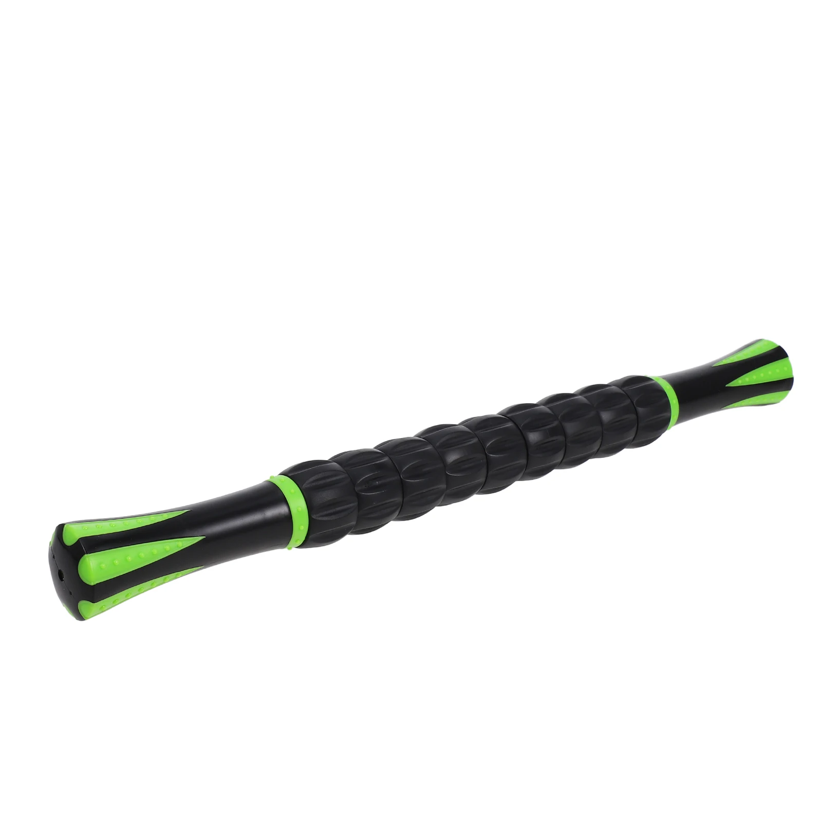 

Muscle Roller Stick Black Green Dual Handle for Deep Tissue Massage Relaxing Body Muscle Massager for Legs Back Neck Calves