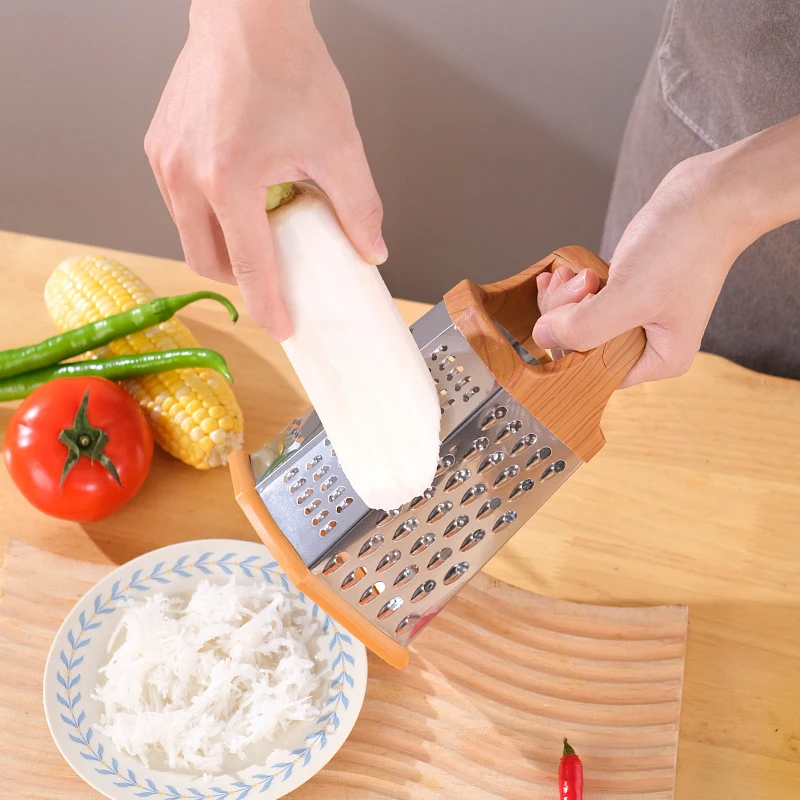 1PC Fruit And Vegetable Grater Six-sided Combination Planer Multifunctional Vegetable Cutter Radish Shredded Potato Shreds