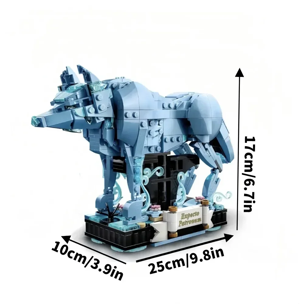 Wizarding World Moc Bricks 76414 Patronus Collectible 2-in-1 Building Set, Birthday Gift Idea for Teen Aged 14 and Up Toy Blocks