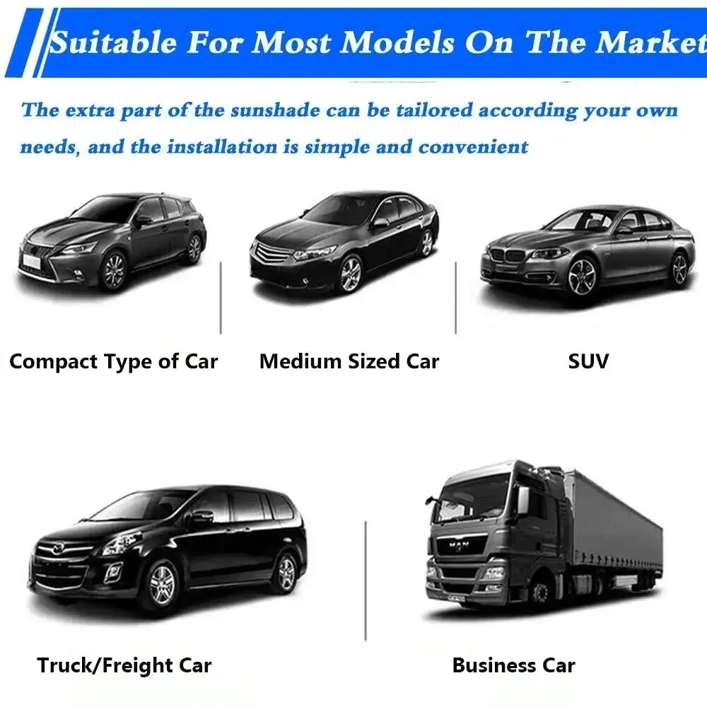 Auto Parts Solar UV Protect Windshield Sunshade Cover Automobiles Curtain Car Window Sun Visors Sun Shade Block Protector