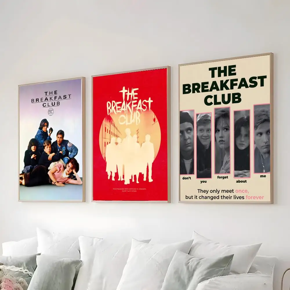 T-The Breakfast Clubs Poster High-definition  poster stickers, suitable for bedroom, living room, home decoration