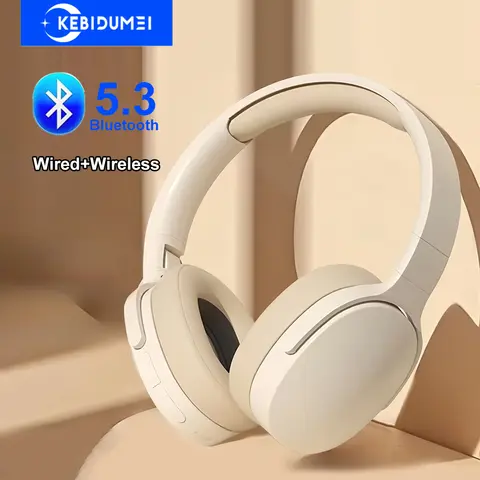 Bilashmart Bluetooth 5.3 Headsets Gaming Headphones Dual Mode Wireless Earphones Foldable Noise Reduction Music Headsets For iPhone Xiaomi