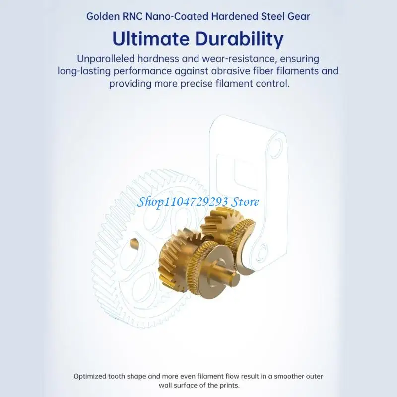 

Y2gd экструзионная шестерна модернизированная замена нанокояжного стального шестерни для -аксессуаров P1P P1S X1C