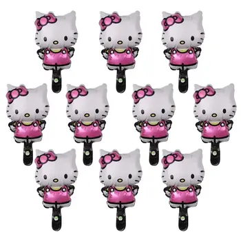 10個可愛迷你Hello Kitty主題生日派對氣球裝飾粉紅色氣球套裝婚禮嬰兒派對裝飾氣球 10 最佳銷售 Hello Kitty婚禮 - №6