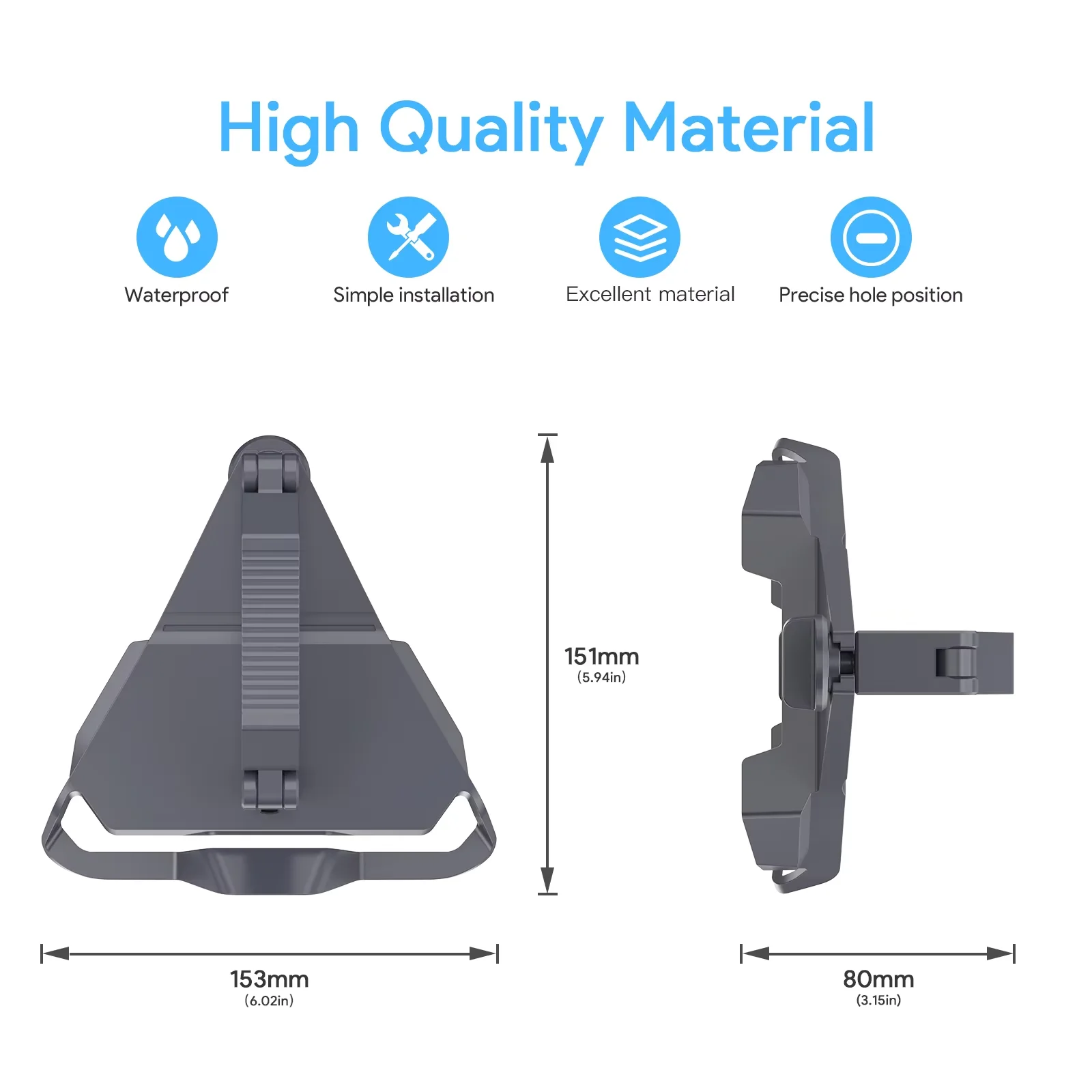 EDUP SK0096 Starlink Mini Roof Rack Mount Aluminum Alloy Compatible with Starlink Mini Easy Installation and Removal