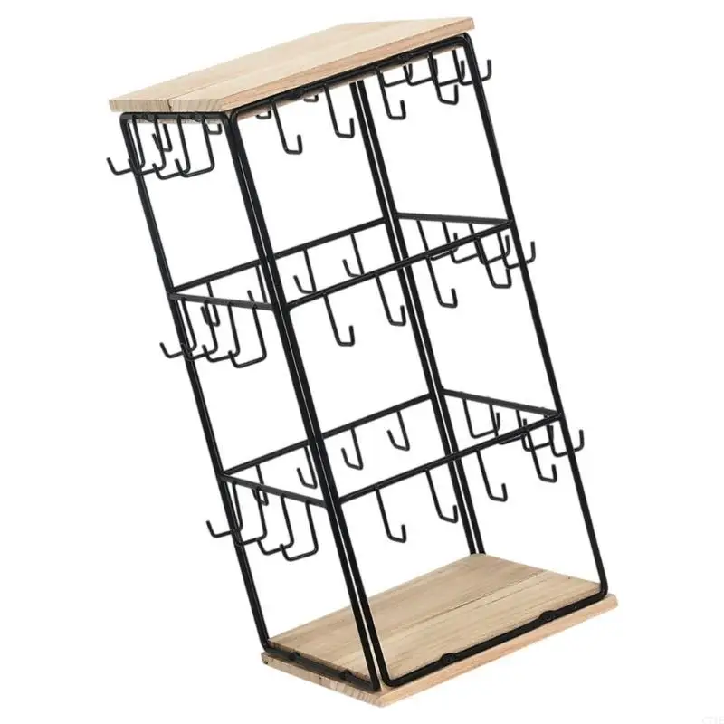 

Прочные органайзеры для сережек, демонстрационная подставка, 48 крючков, органайзеры для сережек, функциональная подставка для и