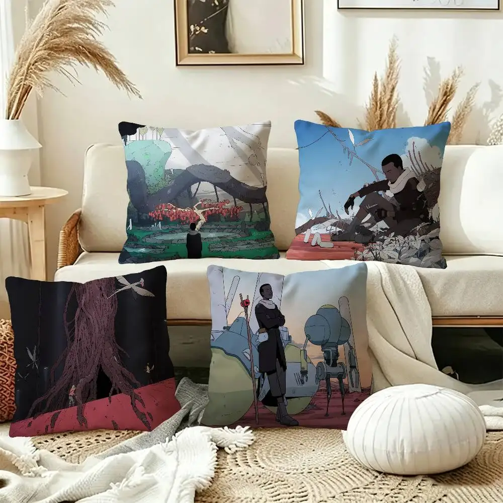 Scavengers Reign Pillow Gift Home Office Decoration Bedroom Sofa Car Cushion Cover case 45x45