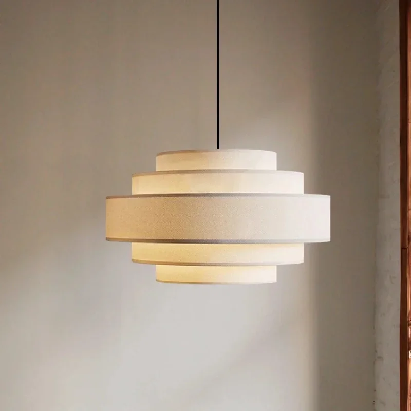 

Modern creative living room pendant light, fabric restaurant, kitchen island pendant light, bedroom decoration pendant light