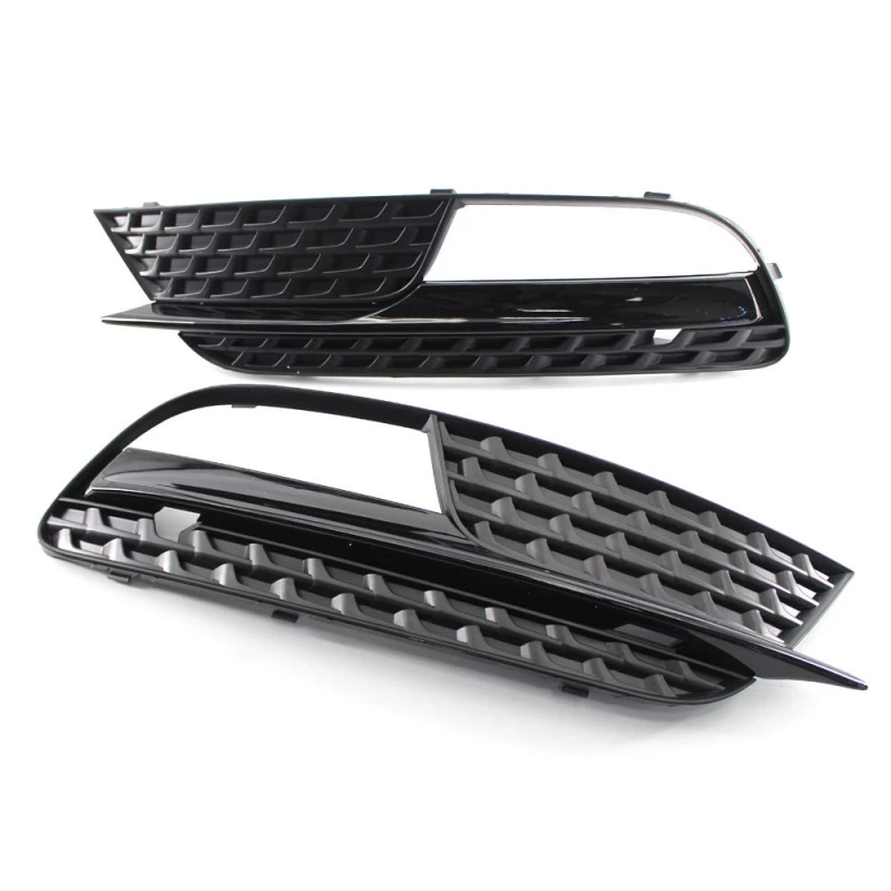 Car Front Bumper Lower Grille Fog Light Grill Grille Cover Trim For Audi A5 2012 2013 2014 2015 2016 8T0807681H 8T0807682H