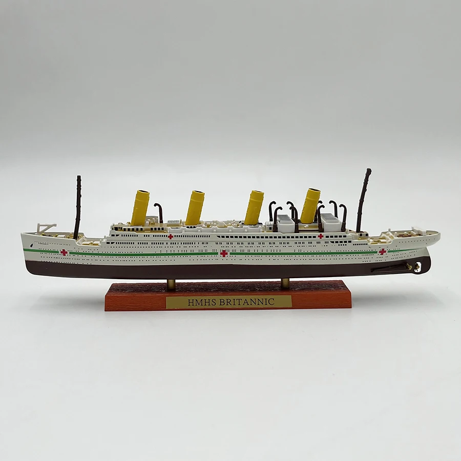 1:1250 Diecast Ship Model Toy ATLAS HMHS Britannic Ocean Liner Cruiser For Collection