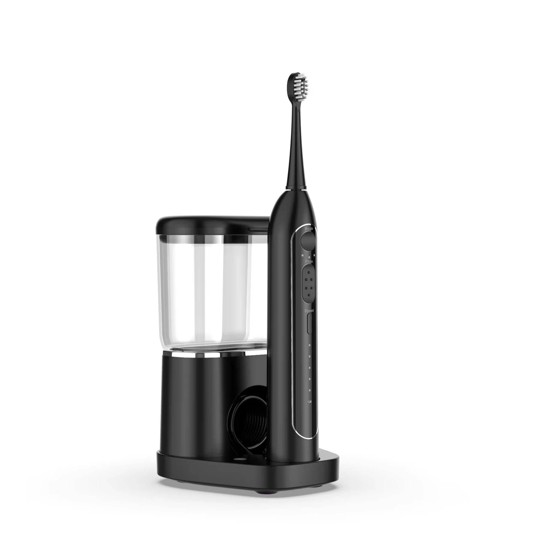 500ML Household Electric Water Flosser with Brush Heads and 5 Modes for Teeth Cleaning IP7 Waterproof for Oral Irrigator