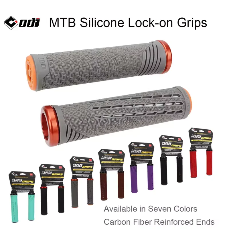 

ODI CF силиконовые велосипедные ручки, усиленные заглушки для ручек из углеродного волокна, противоскользящий чехол на руль с фиксацией, удобные детали велосипеда