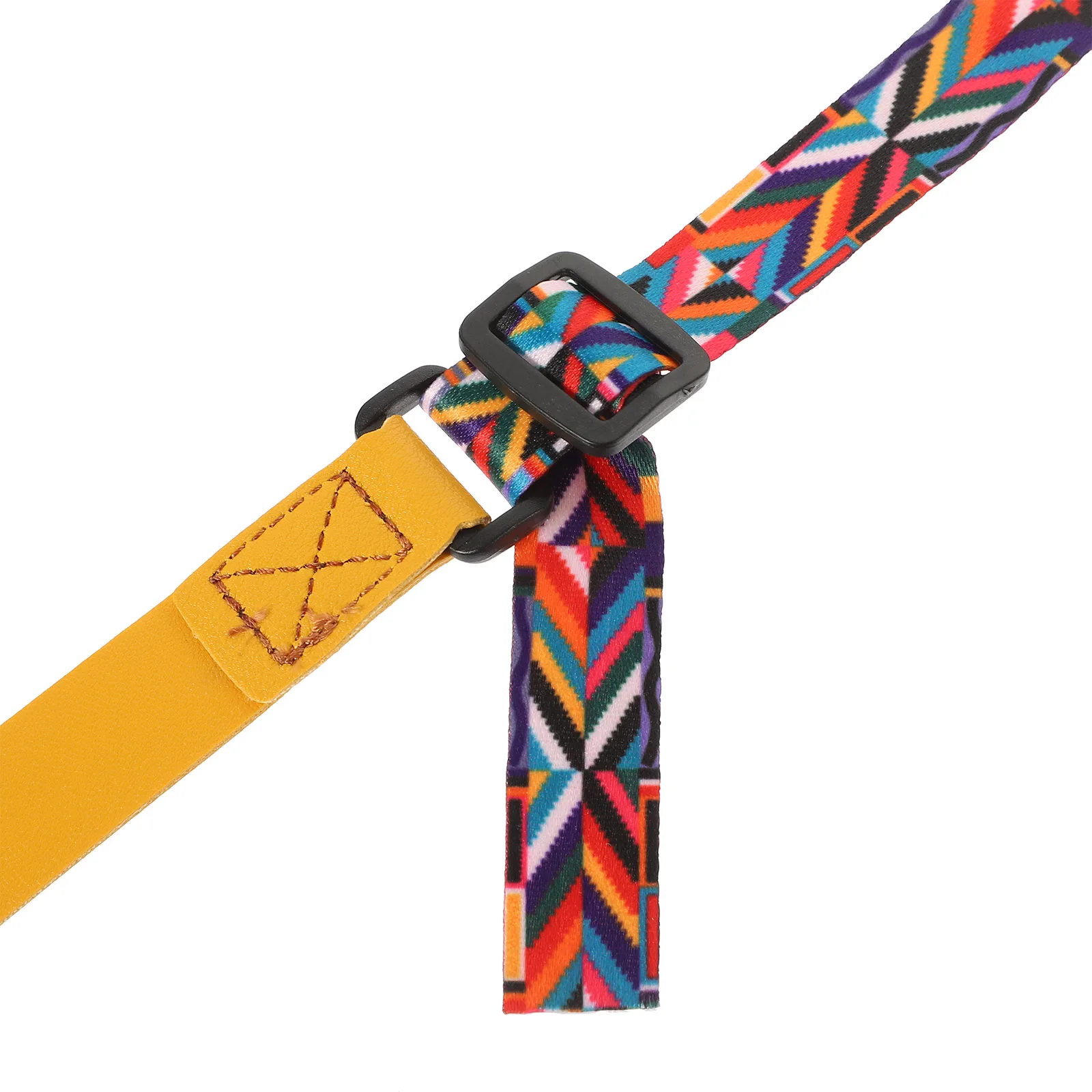 

Kids Musical Instruments Ukulele Strap Beautiful Rope Diagonal Lanyard Foldable for Portable Yellow Creative Carrying PU Child