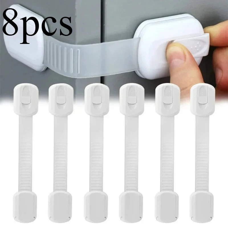 8pcs Baby Proofing Kit: Keep Your Little Ones Safe with Adjustable Locks for  Fridge, Dishwasher, Halloween And Christmas Gift