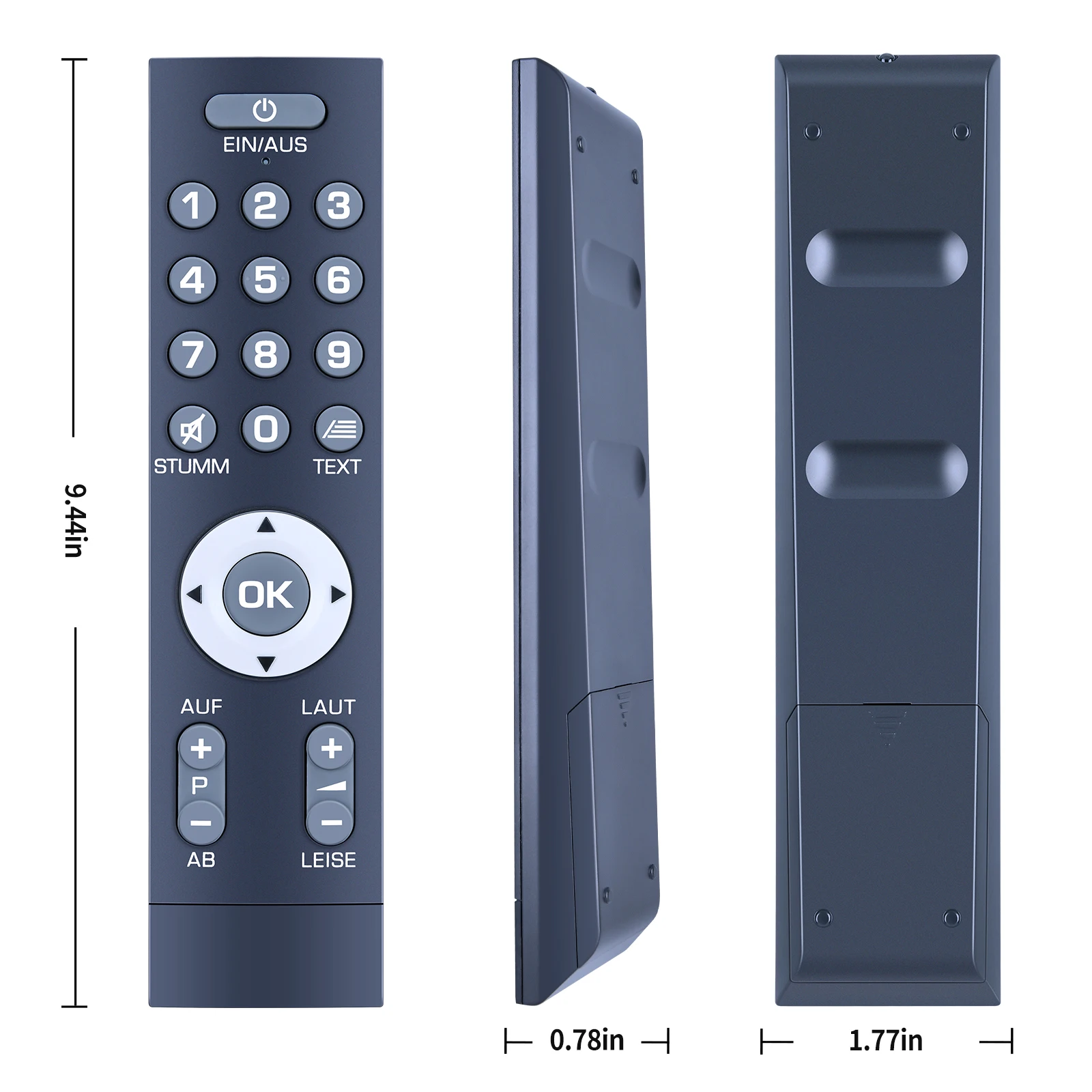 Neue Ersatzfernbedienung für TechniSat Digital WerraDisc 0000/3773