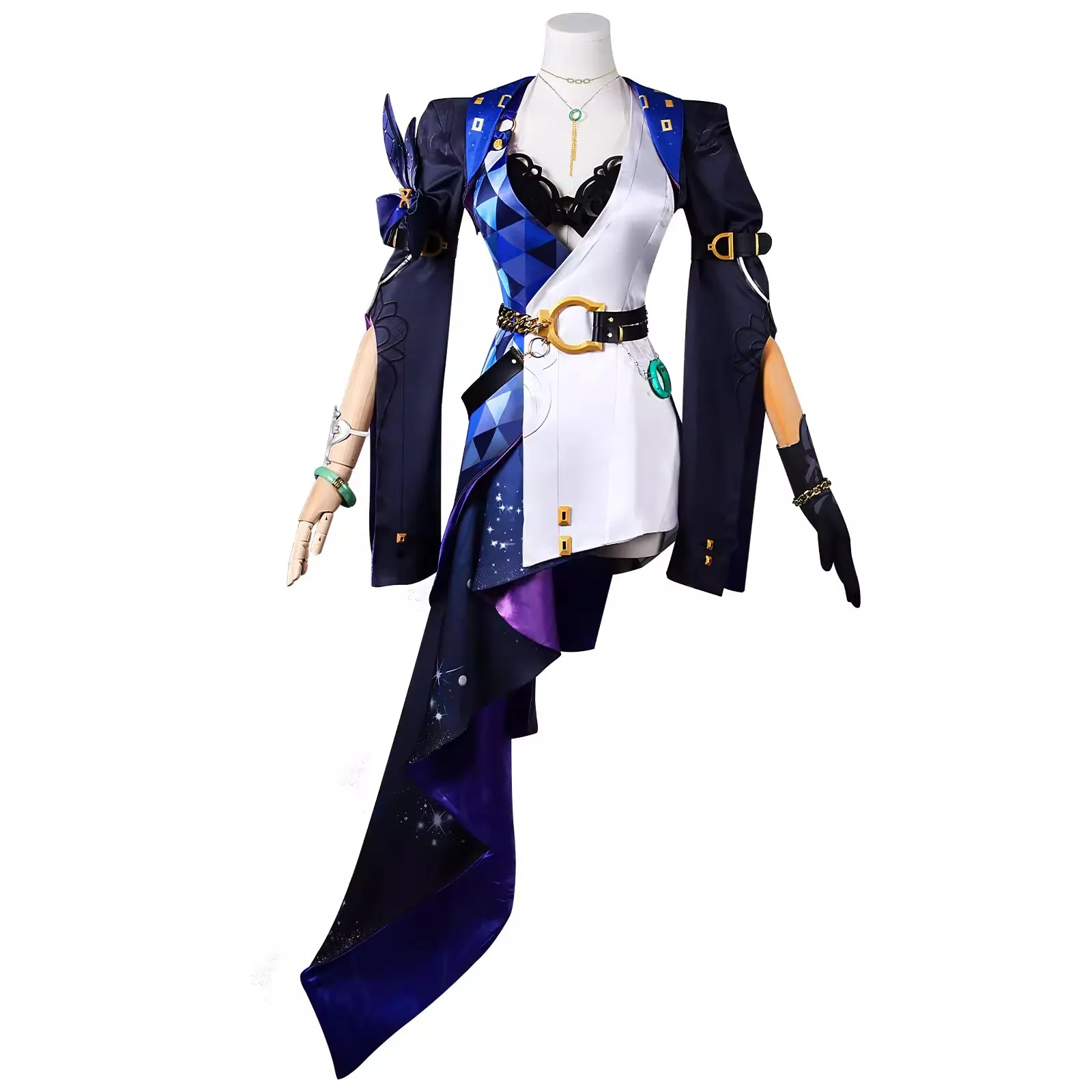 Juego Honkai Star Rail Jade Spiel Cosplay disfraz peluca zapatos Vestidos para mujeres niñas fiesta de Halloween