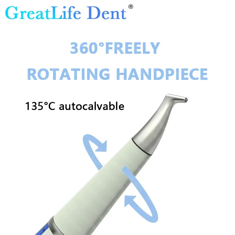 GreatLife Dental Air Prophy Jet 4-otworowa polerka piaskarka rękojeść przepływ powietrza higiena jamy ustnej wybielanie zębów narzędzia do polerowania