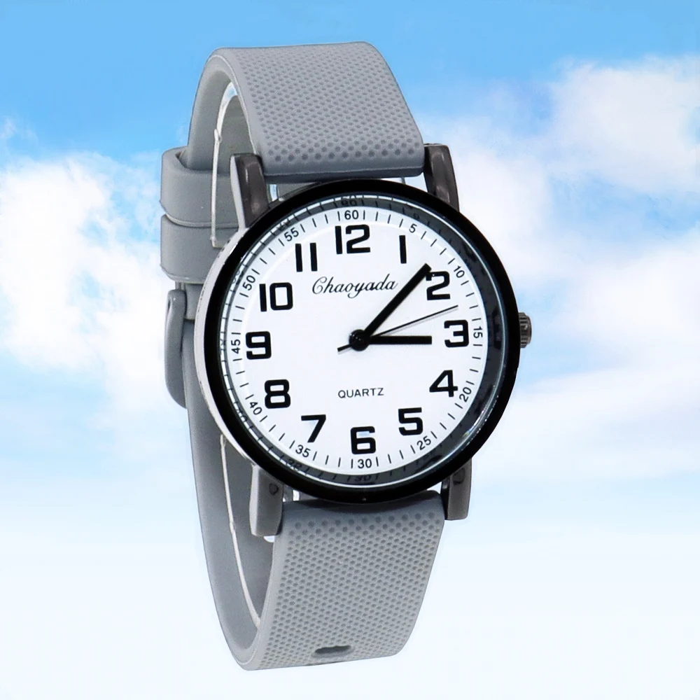 2025 New Style Children Boys Girls Simple Sports Silicone Strap Watches Quartz Wristwatches