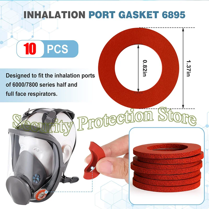 Neue 6281 Kopf Gürtel Streifen Set Für 6200 Staub Maske Halbe Gesicht Gas Atemschutz Ersetzen Zubehör Für 3 m 6200 arbeit Sicherheit – Detail 11