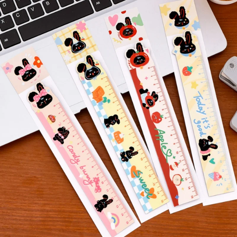 40pcs-lot-dessin-anime-lapin-regle-magnetique-signet-mignon-outil-de-dessin-de-mesure-cadeau-promotionnel-fournitures-scolaires