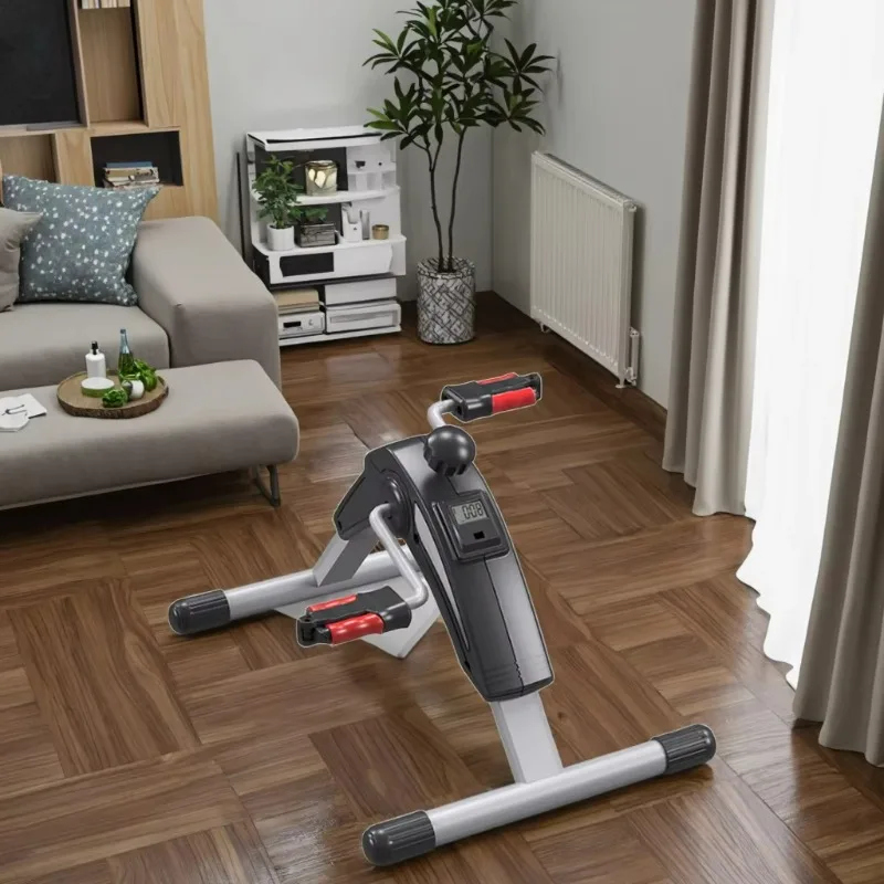 

Мини-эллиптический тренажер для дома с ручным приводом, фрикционным сопротивлением, прочный, экологичный, для тренировки ног и рук