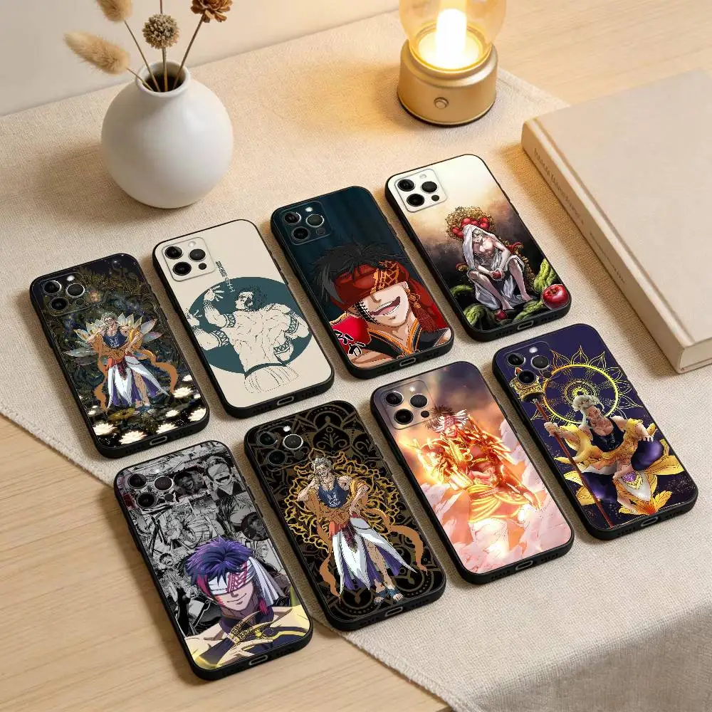 

Record of Ragnarok Anime Phone Case For iPhone 17,16,15,14,13,12,11 Plus,Pro Max,XS,Soft Silicone Black Cover