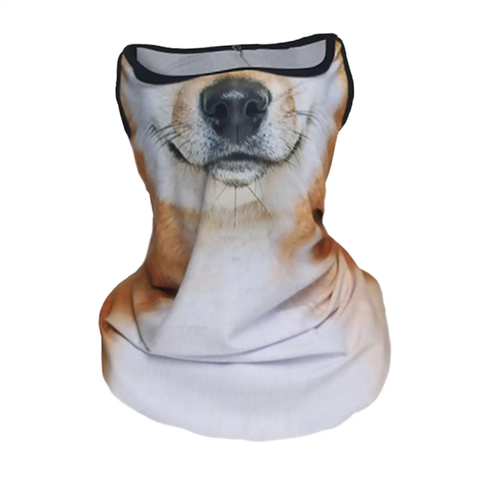 Neck Gaiter Face Mask,with Ear Loops,Dog Pattern Nose Mouth Neck Coverage,Breathable,for Party Raves Concerts Music Festivals