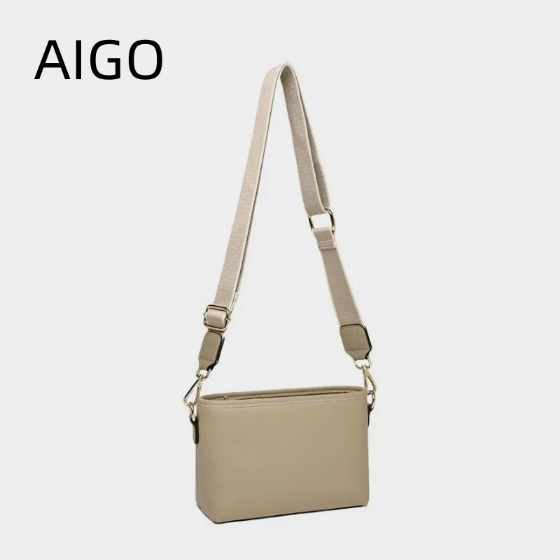 

AIGO 2024 Women's Luxury Exquisite Pillow Bag Simple Fashion Shoulder Bags For Women Tous Crossbody Bag Female Handbag Bolas