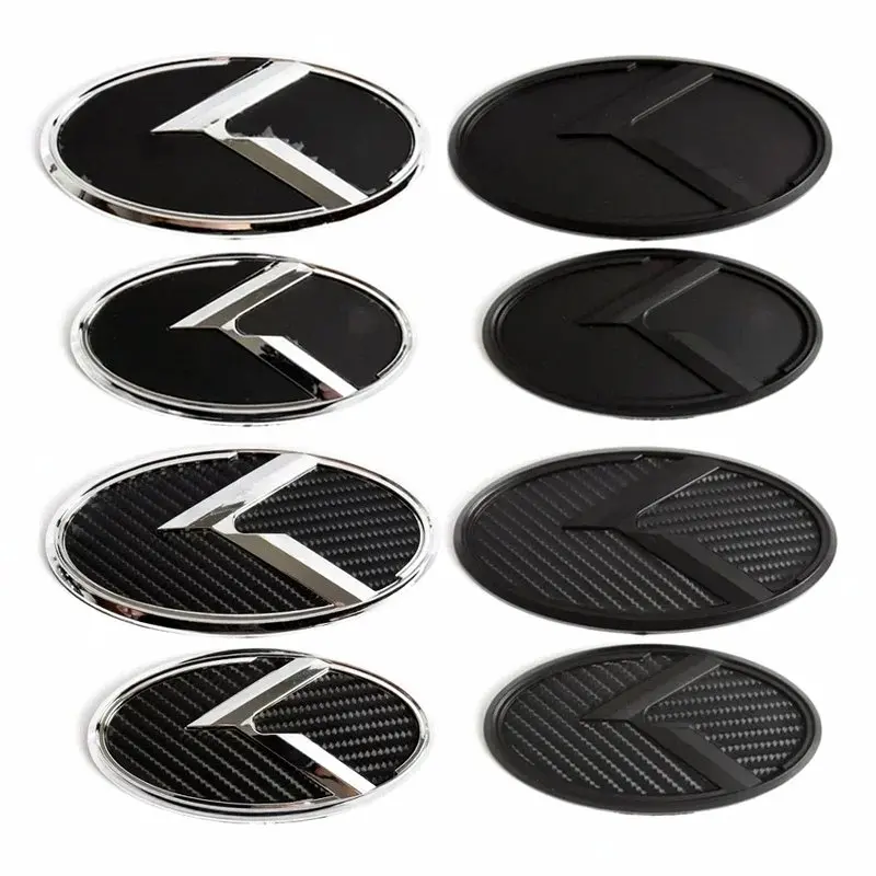 Car Sticker 1pcs 3D ABS Front Hood Rear Trunk Logo Emblem Badge Stickers for Sportage Sorento Optima Forte Rio Stinger