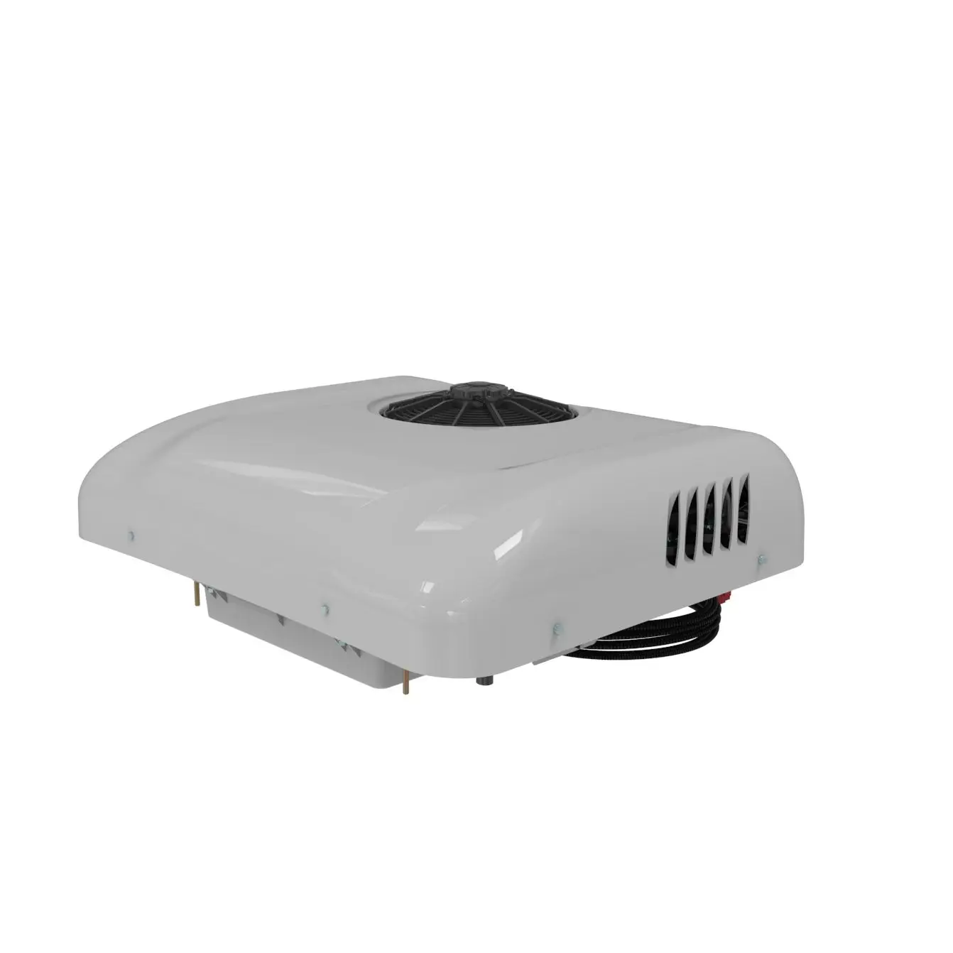 Mini  Vehicle Parking Air Conditioning White 12v for Motorhome Tractor RVs Van Truck 1600W