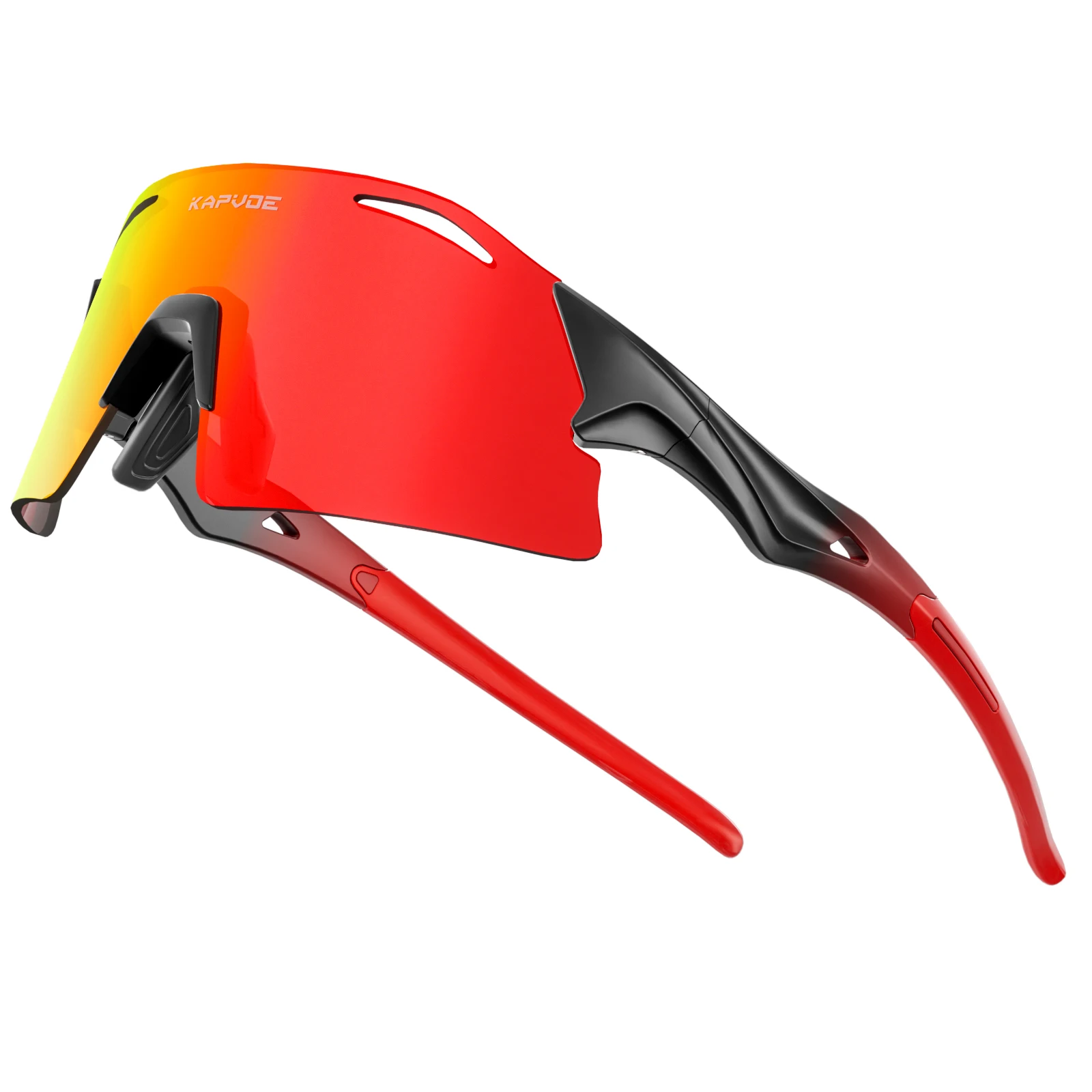 Kapvoe Sport-Sonnenbrille für Damen und Herren, UV400, Augenschutz-Sonnenbrille zum Radfahren, Skifahren, Fahren, Baseball, Laufen, Wandern