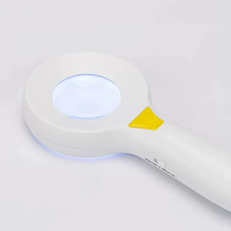 For Hand‑Held Ultraviolet Fluorescence Observation Magnifier Light, Portable UV Visual Auxiliary Observation Tool