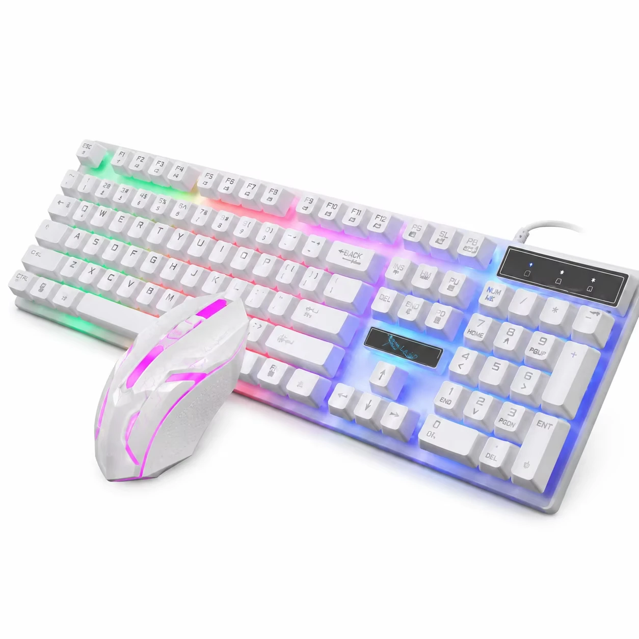 104Keys Full-Size Mechanical R - Gaming Keyboard Mouse Set recension och pris