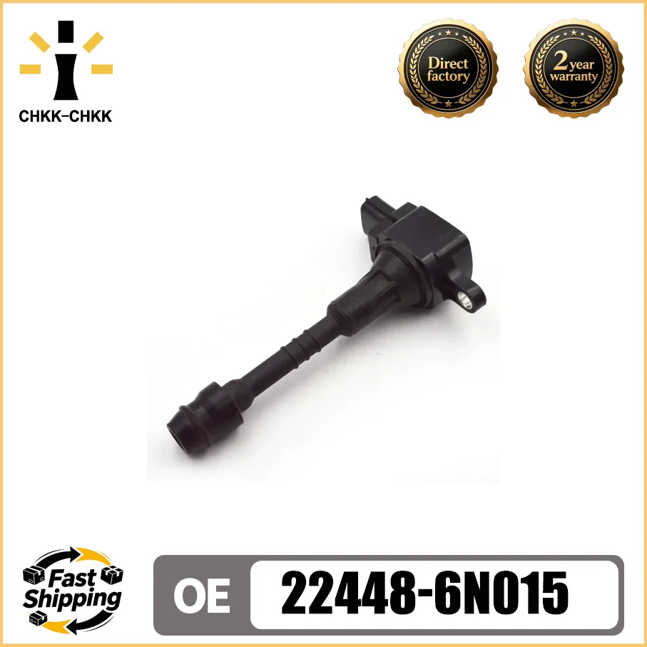 

CHKK-CHKK 1/4PCS 22448-6N015 Ignition Coil For 2001-2006 Nissan Sentra 1.8 Almera N16 Primera P11224486N015
