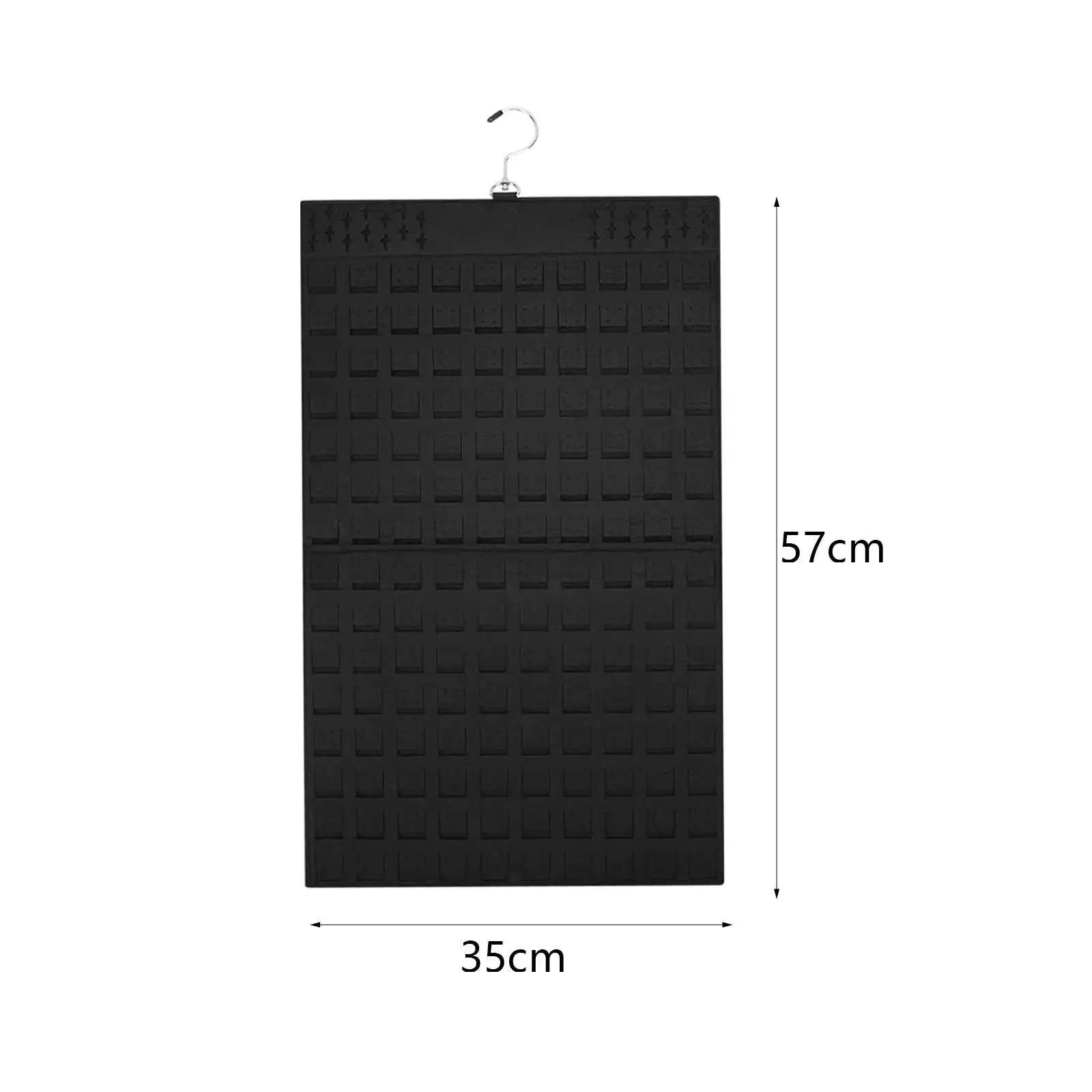 Portable Foldable Jewelry Display Organizer for Travel Closet Wall Mounted Holder for Women Necklace Bracelet