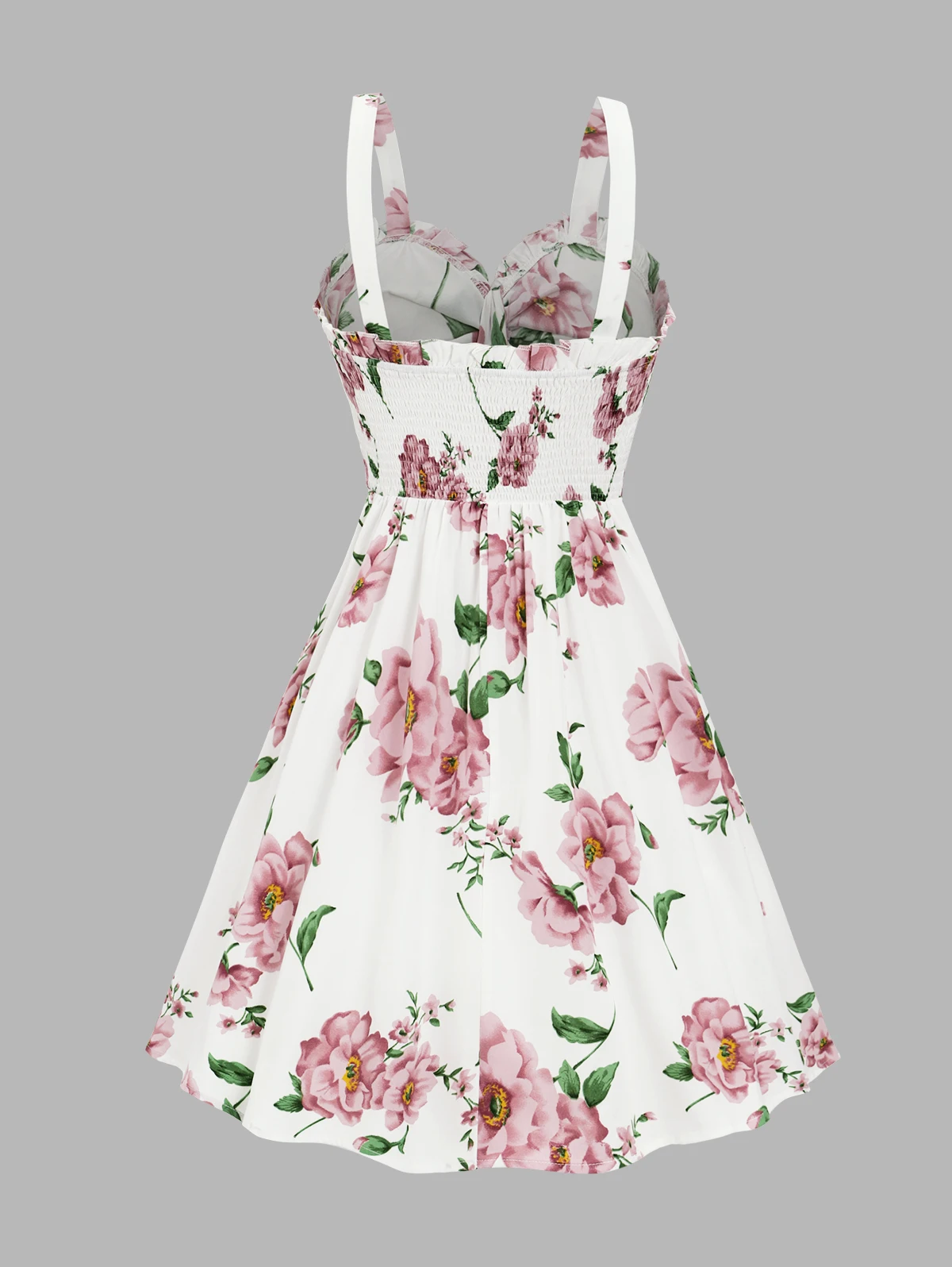2025 robes de mode pour femmes imprimé fleuri vacances robe d'été robe de soirée de jardin été à volants nœud papillon Mini robe robes