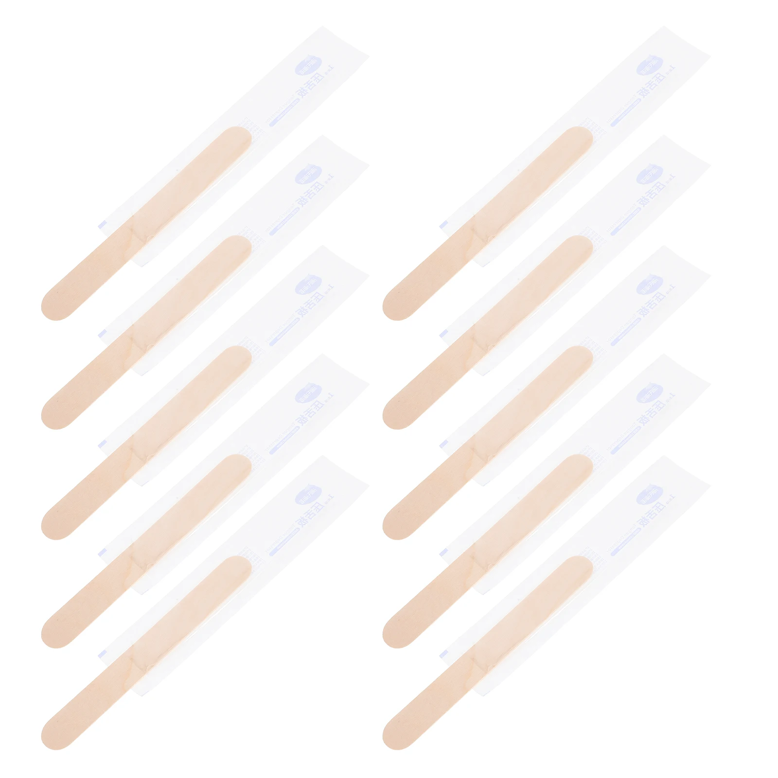

100Pcs Wooden Tongue Depressors Medical Grade Individually Wrapped Durable Sticks for Wax Craft Spa Use Tongue Sticks for Women